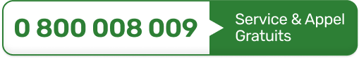 Appel gratuit - 0 800 008 009