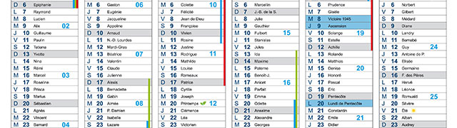 Le calendrier de lâ€™alternance