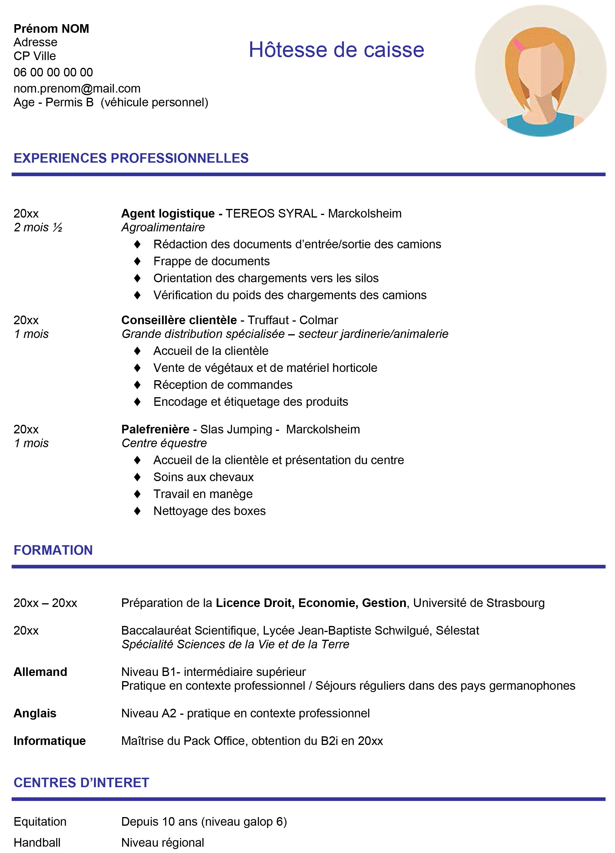 exemple cv orientation.ch