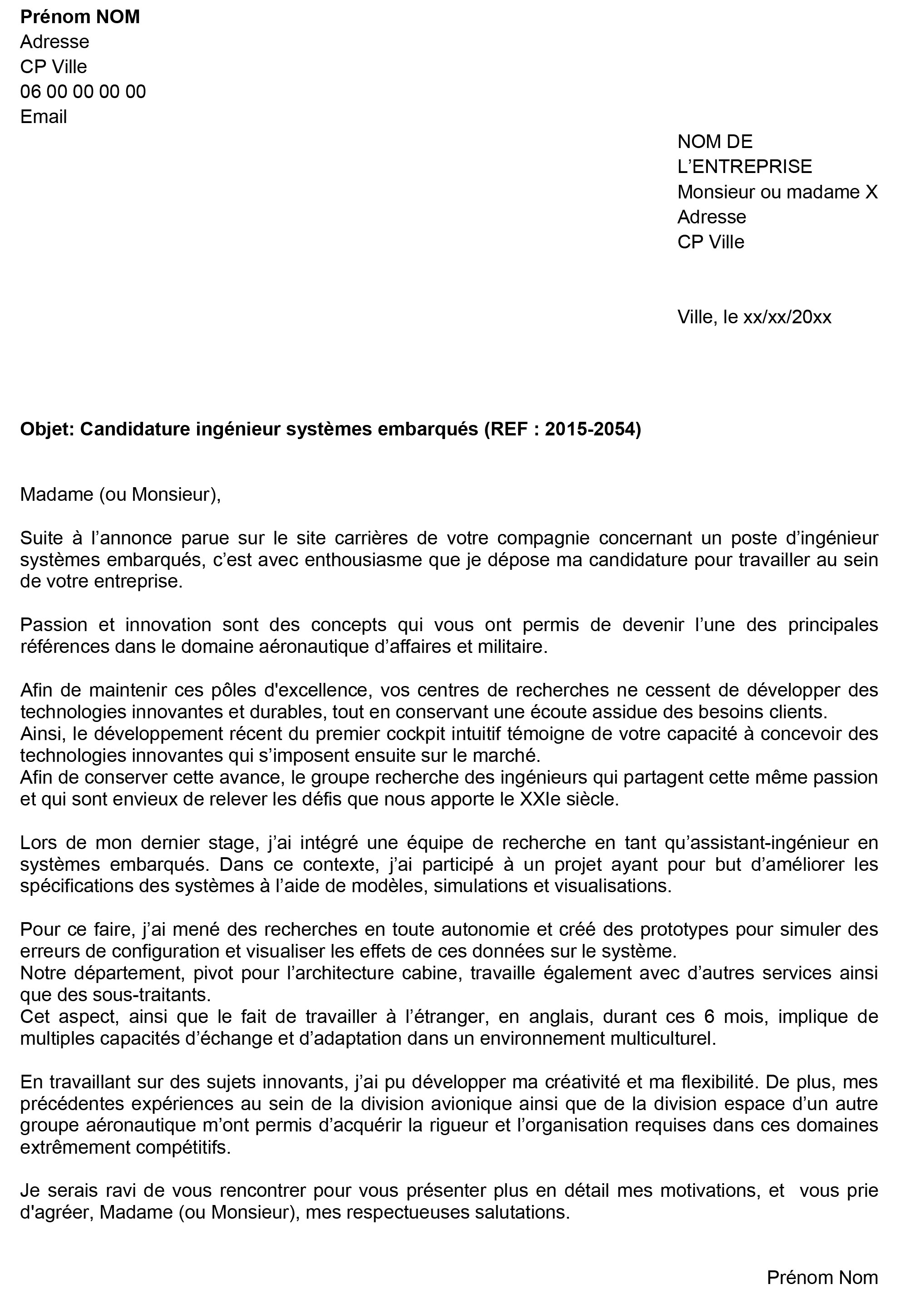 Lettre de motivation pour un premier emploi  Crédit Mutuel